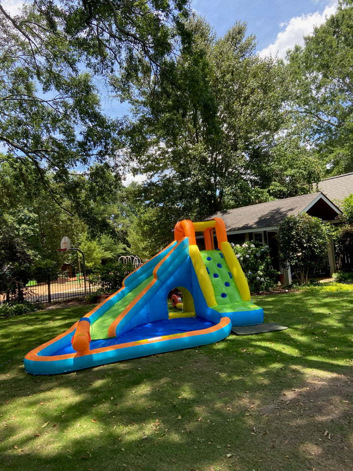 KidWise Splash Landing Waterslide With Water Cannon