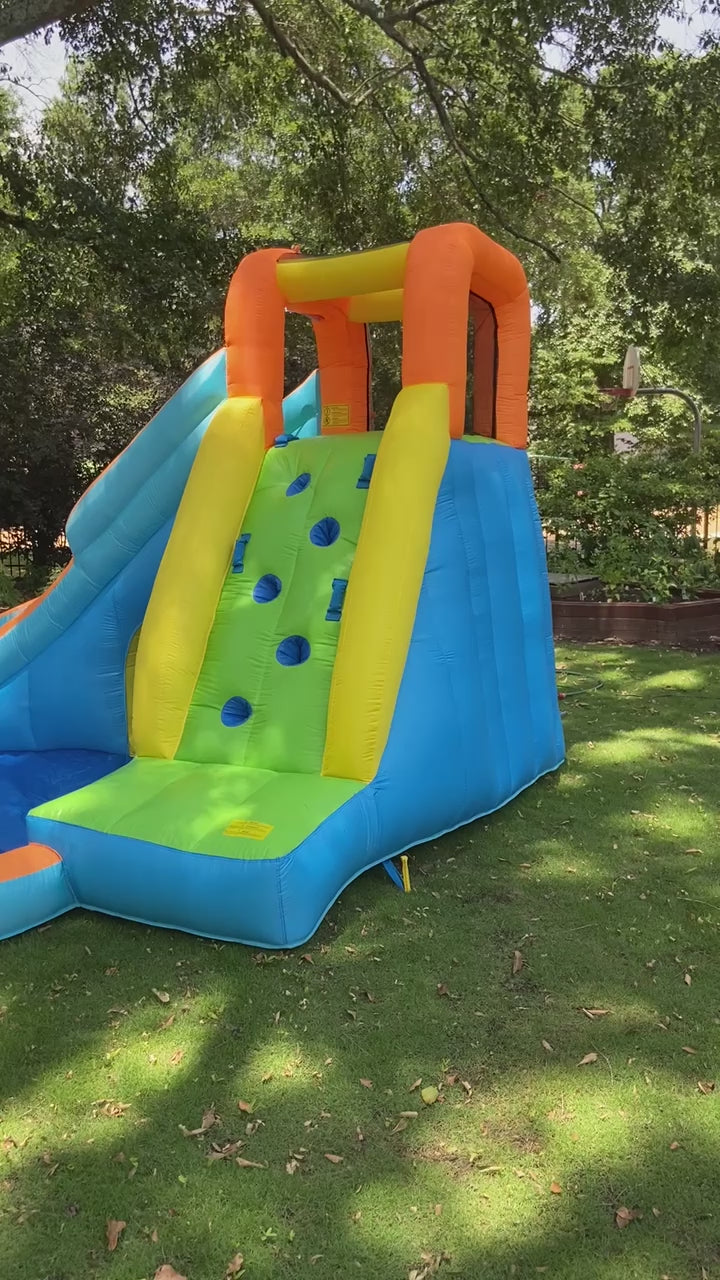 KidWise Splash Landing Waterslide With Water Cannon