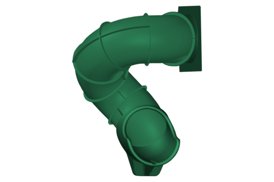 Premium Turbo Tube Slide - Multiple Colors and Deck Heights - Made in the USA