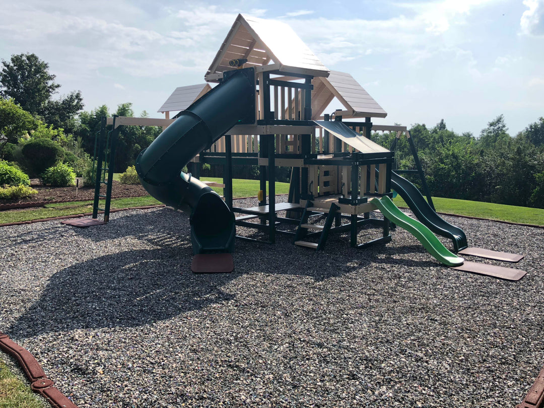 7ft Deck Height Turbo Tube Slide -  Multiple Colors