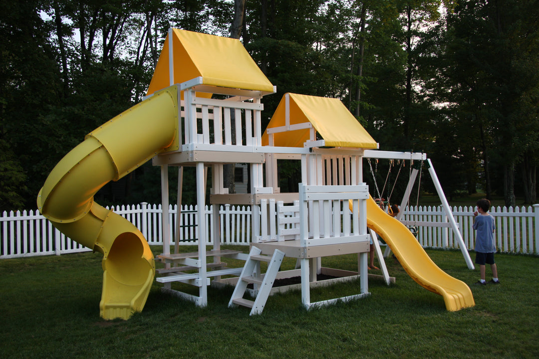 Wonder Wave Slide for a 5' Deck Height - Multiple Colors
