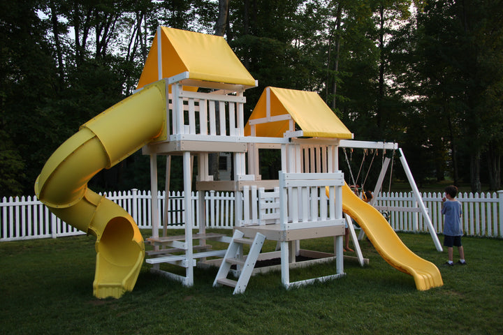 Wonder Wave Slide for a 5' Deck Height - Multiple Colors