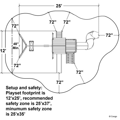 CG-CTH-01GR Congo Explorer - Safety Zone