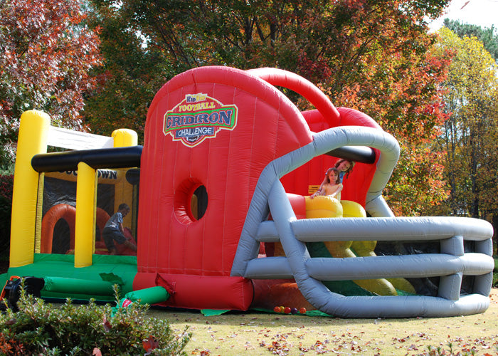 KidWise Gridiron Football Challenge Gameday Commercial Bounce House free shipping - KidWise Outdoors