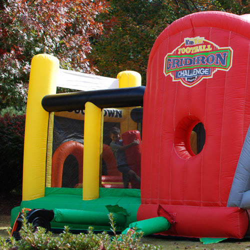 KidWise Gridiron Football Challenge Gameday Commercial Bounce House free shipping - KidWise Outdoors