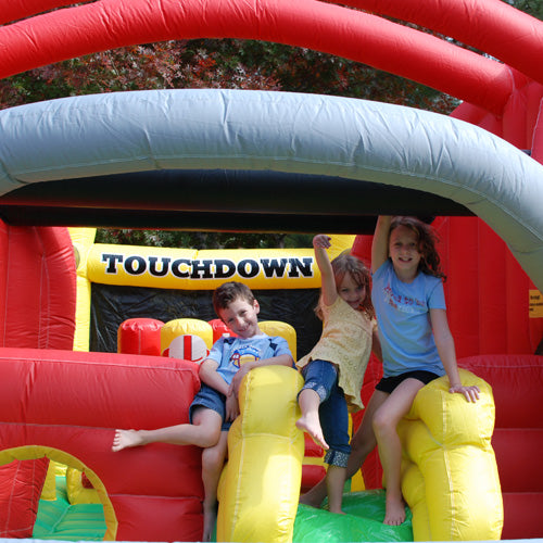 KidWise Gridiron Football Challenge Gameday Commercial Bounce House free shipping - KidWise Outdoors