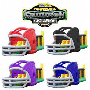 KidWise Gridiron Football Challenge Gameday Commercial Bounce House free shipping - KidWise Outdoors