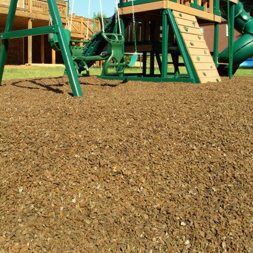 Playground Recycled Rubber Mulch Cypress free shipping - KidWise Outdoors