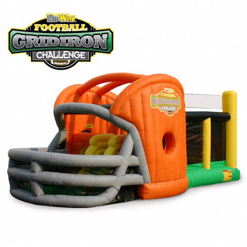 KidWise Gridiron Football Challenge Gameday Commercial Bounce House free shipping - KidWise Outdoors