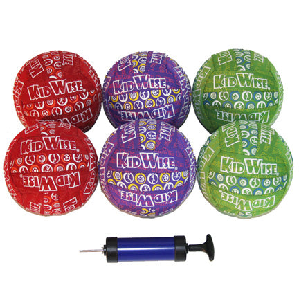 6 Pack of 6 inch Neoprene Balls free shipping - KidWise Outdoors