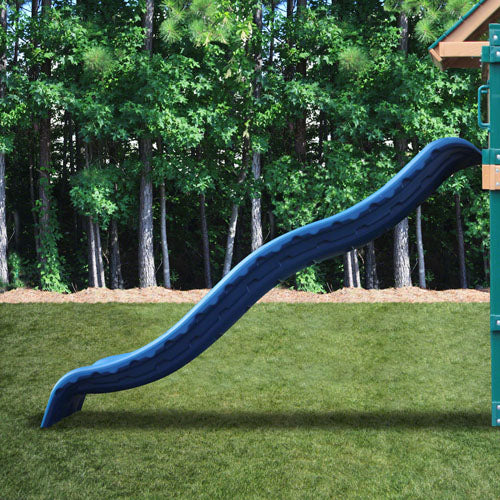 Wonder Wave Slide for a 5' Deck Height - Blue