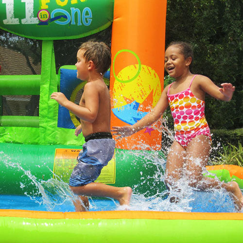 Endless Fun 11 in 1 Inflatable Bounce House and Water Slide