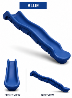 Scoop Wave Slide - Multiple Deck Heights & Colors