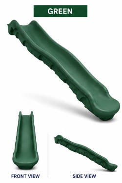 Scoop Wave Slide - Multiple Deck Heights & Colors