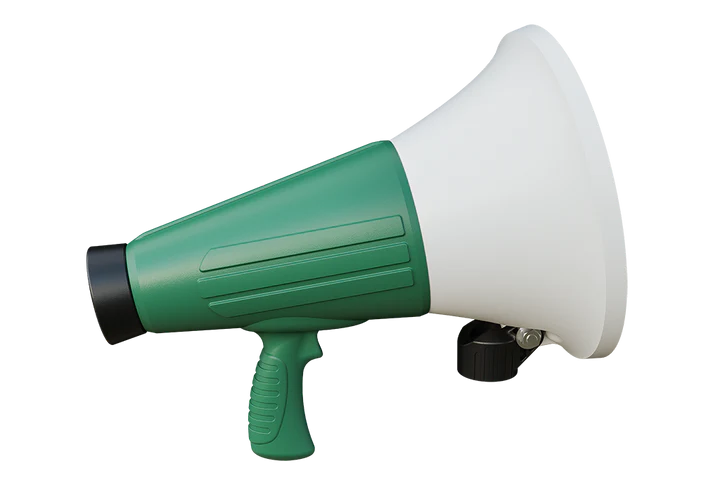 Megaphone- Playset Accessory
