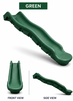 Scoop Wave Slide - Multiple Deck Heights & Colors