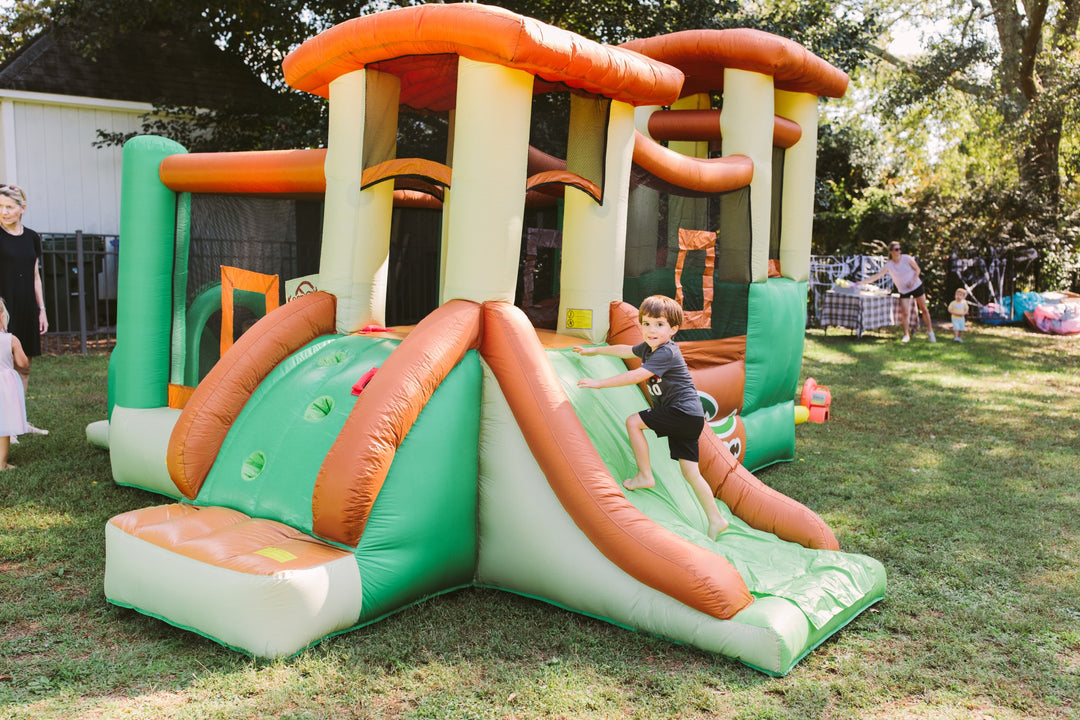 Open-Box  KidWise Clubhouse Climber Bouncer - Inflatable Bounce House