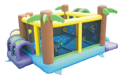 KidWise Monkey Explorer Jumper - Commercial Grade Bounce House