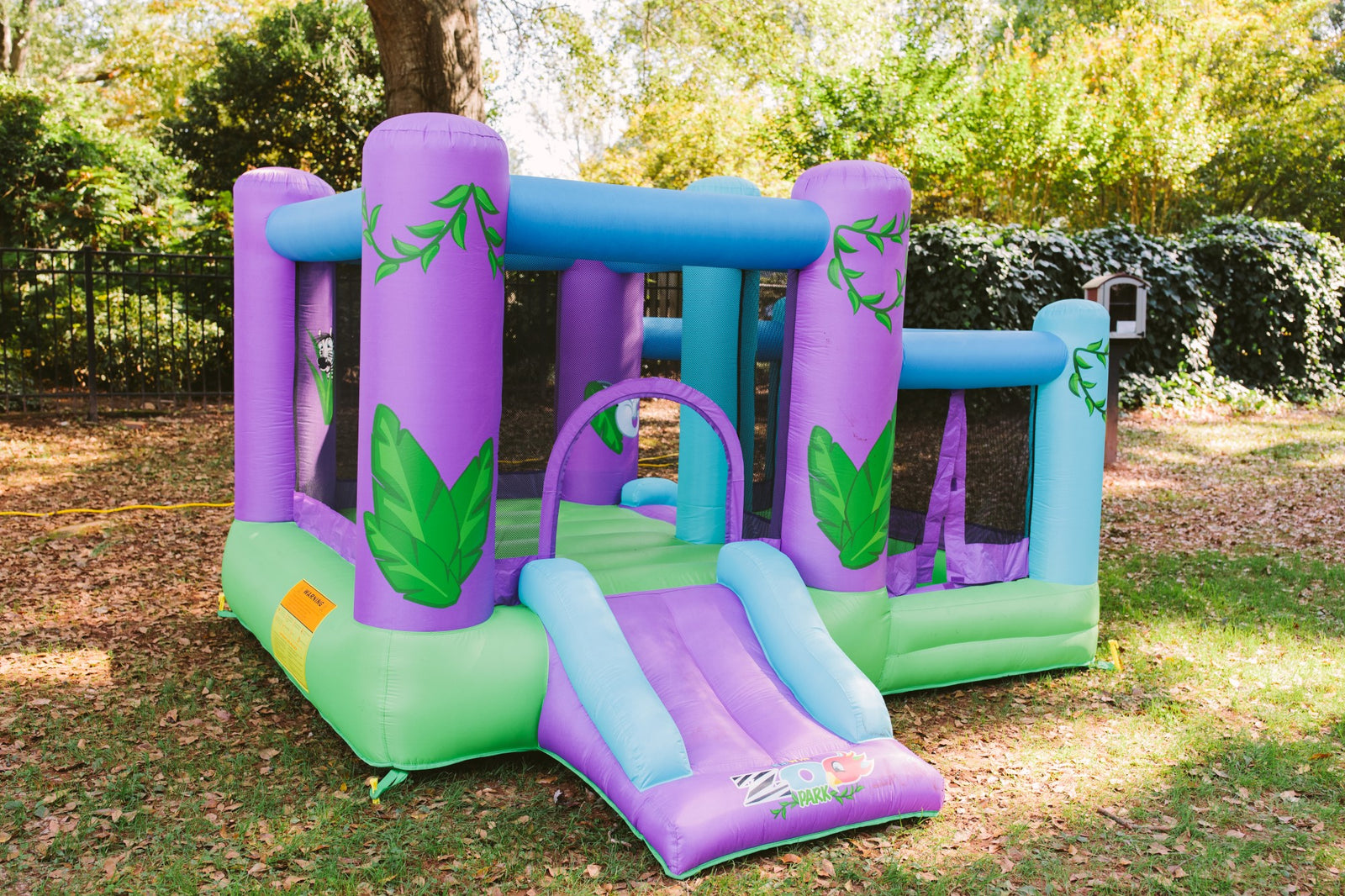 Zoo Park Bouncer with Ball Pit free shipping - KidWise Outdoors