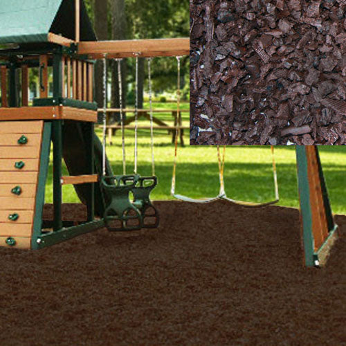 Brown Playground Rubber Mulch 