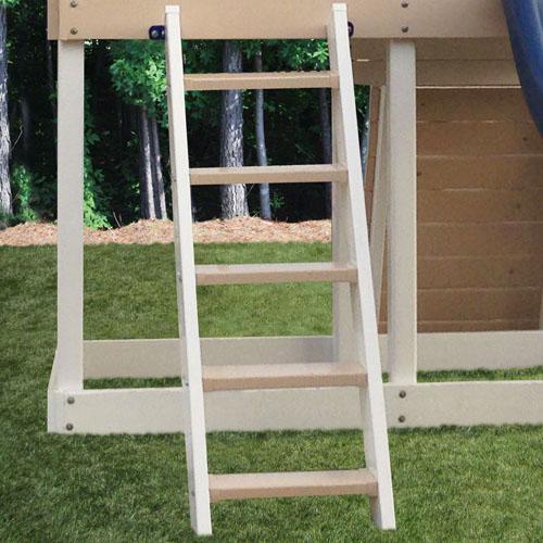 Monkey Play Set Package #3 - White & Sand Ladder