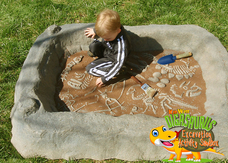 Digasaurus Activity Sandbox - Dinosaur Excavation Activity free shipping - KidWise Outdoors