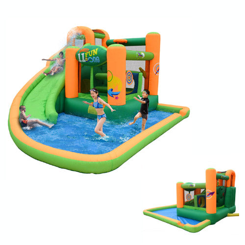 Endless Fun 11 in 1 Inflatable Bounce House and Water Slide - Combo Unit