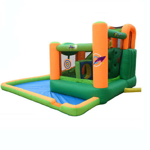 Endless Fun 11 in 1 Inflatable Bounce House and Water Slide - Side View