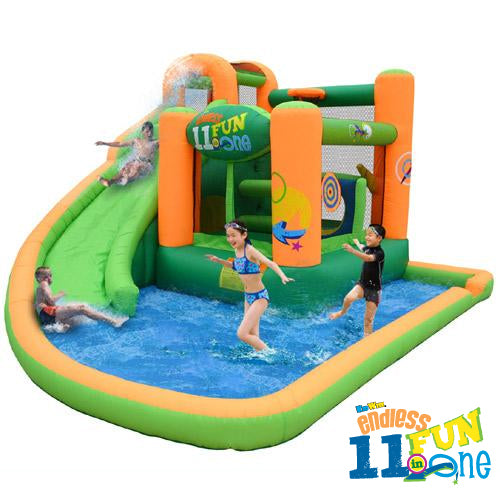 Endless Fun 11 in 1 Inflatable Bounce House and Water Slide 