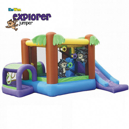 USED Monkey Explorer Jumper - Inflatable Bounce House free shipping - KidWise Outdoors