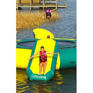 Water Trampoline Slide