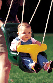 Molded Infant Swing With Rope free shipping - KidWise Outdoors