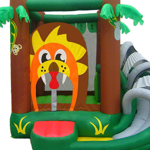KidWise Safari Bounce and Slide - Inflatable Bounce House