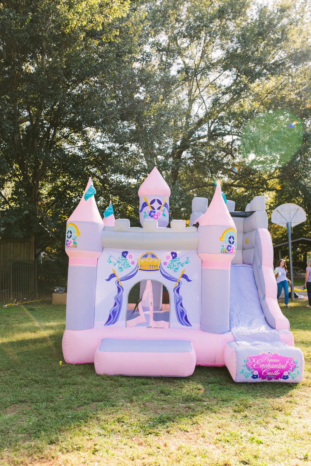 KIDWISE Princess Enchanted Castle with Slide free shipping - KidWise Outdoors