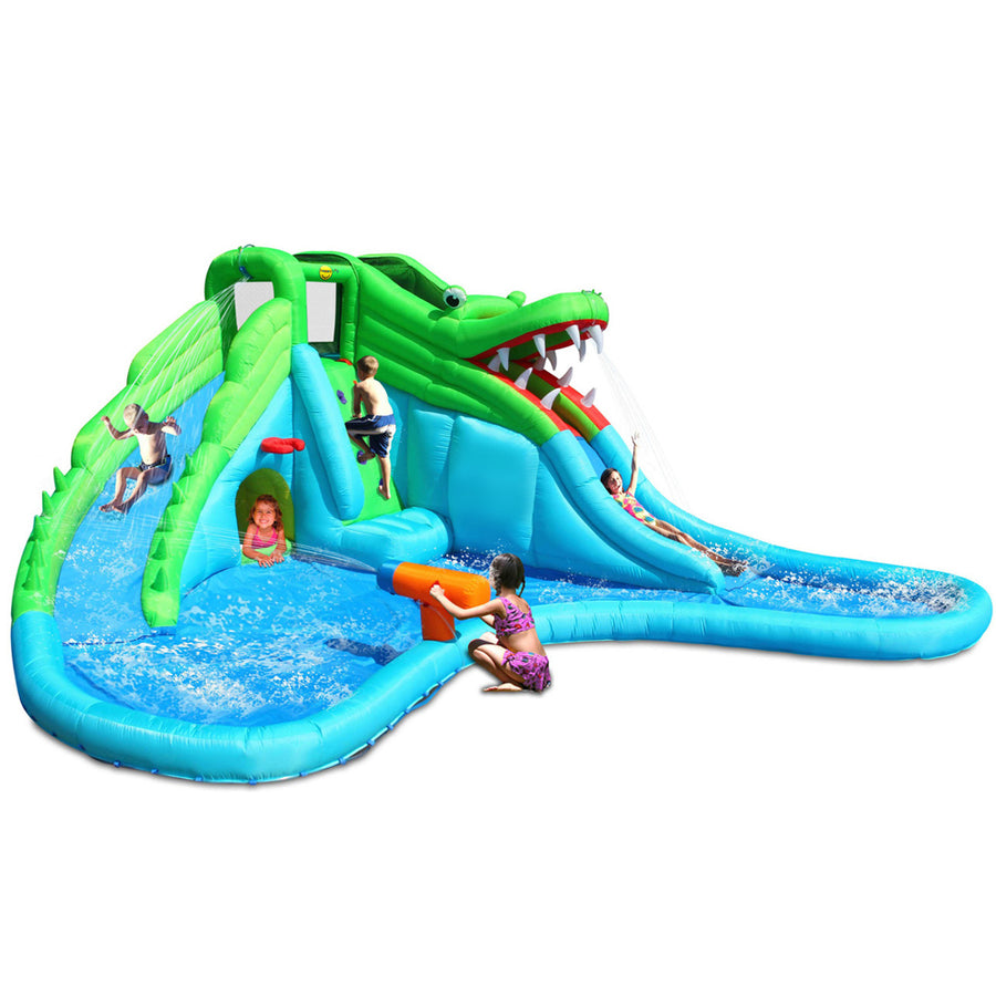 KidWise Crocodile Swamp Water Slide