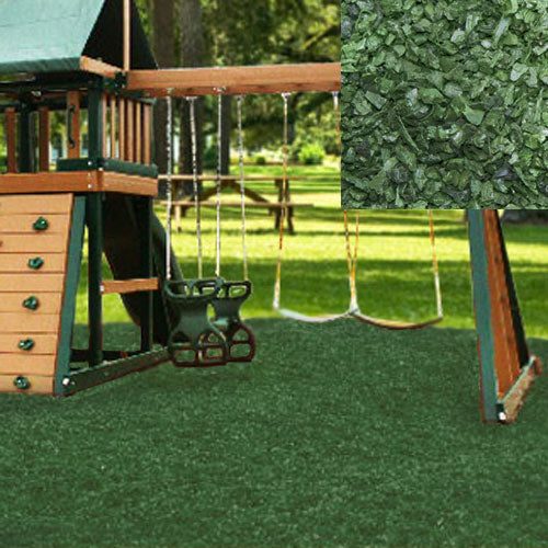 Green Playground Rubber Mulch 