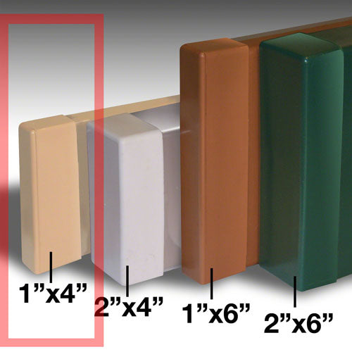 1x4 Inch End Cap Replacements for Congo Monkey Playsystems - Set of 6