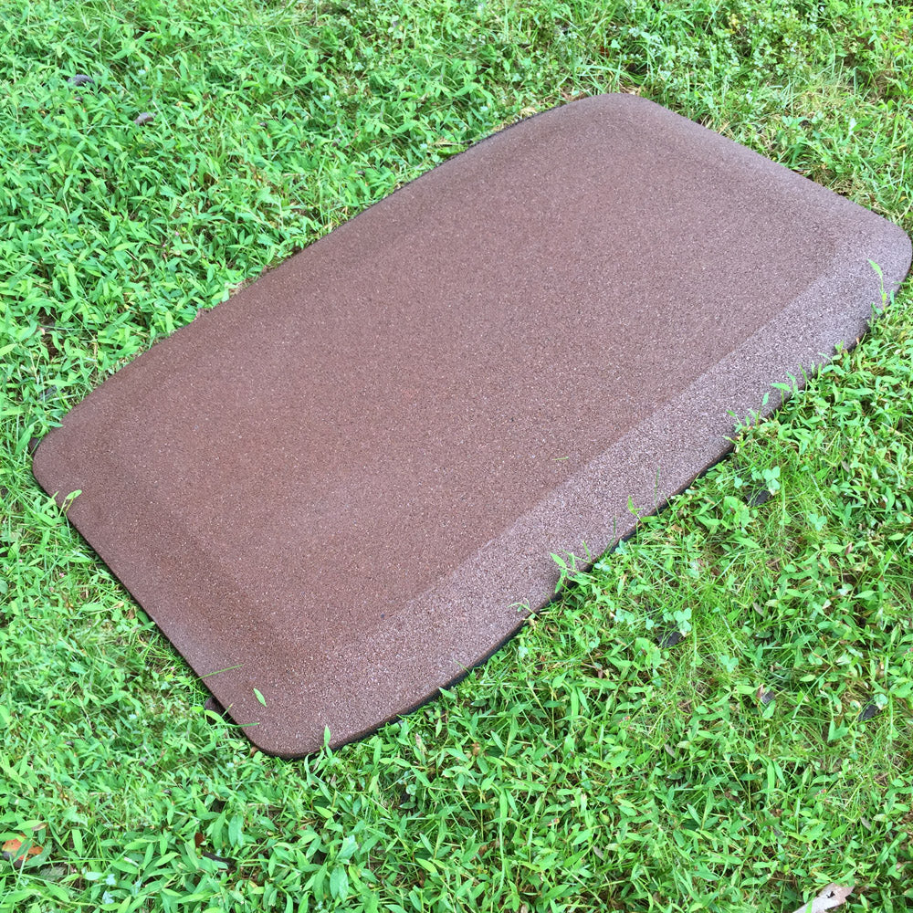 KidWise 1.5 inch Fanny Pads - Rubber Safety Mat - 2 Pack - Brown