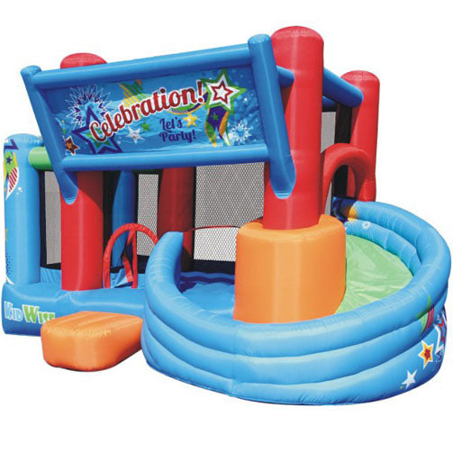 KIDWISE Celebration Station Bounce House and Tower Slide 