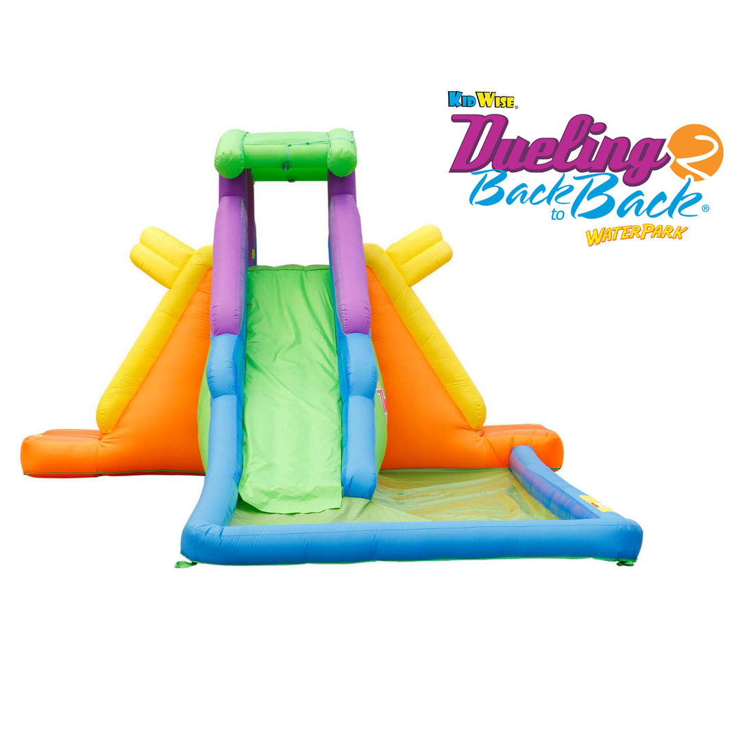 DUELING™ 2 Back to Back™ Inflatable Waterslide