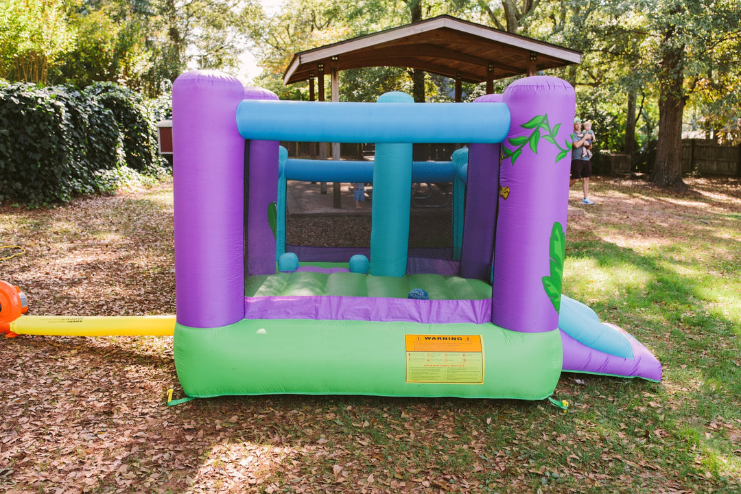 Zoo Park Bouncer with Ball Pit free shipping - KidWise Outdoors