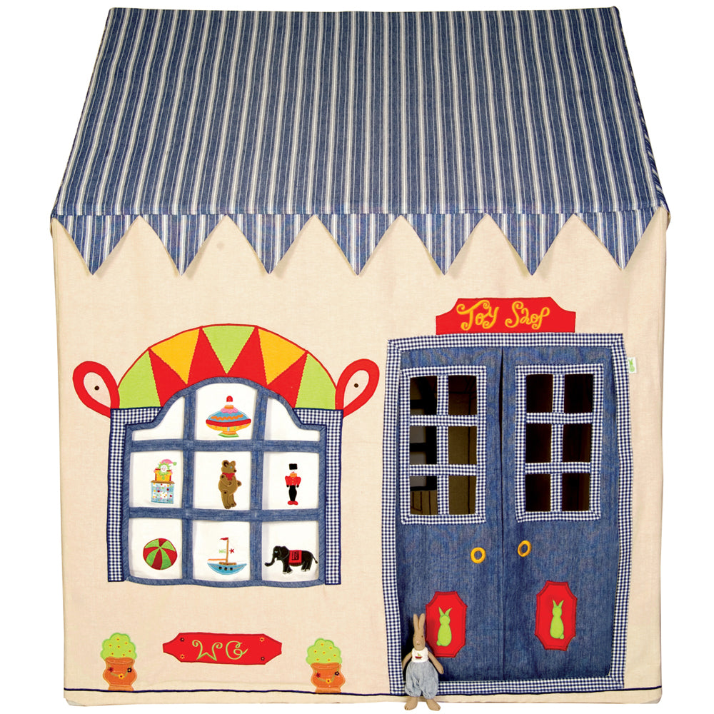 Win Green Playhouse - Toy Shop Themed free shipping - KidWise Outdoors